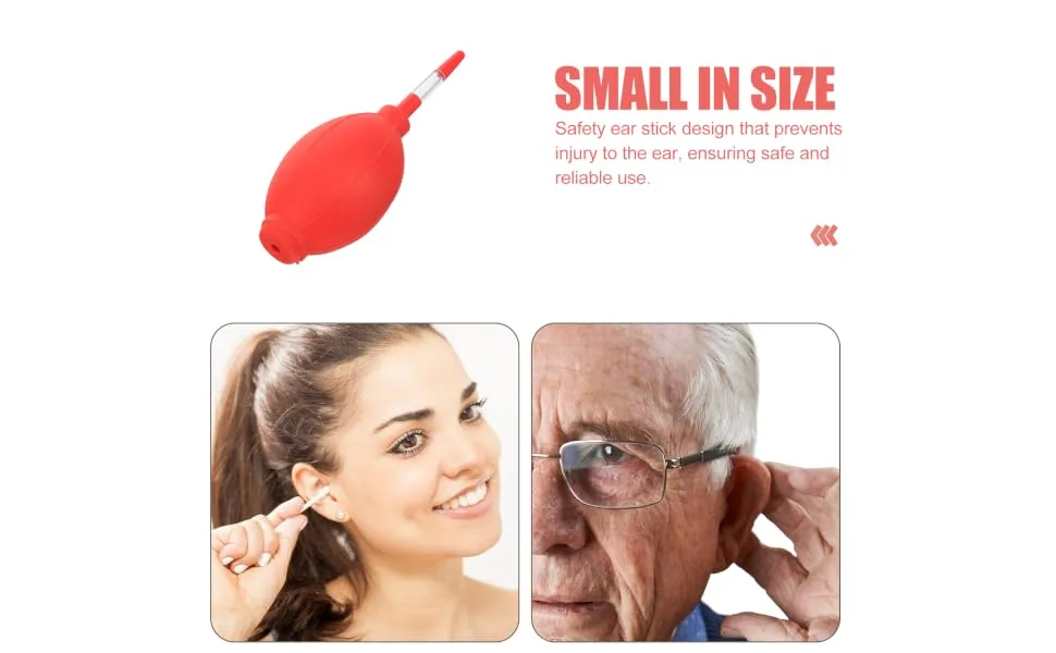 Anneome Ear Irrigator Cleaner Light Suction Ear Washer for Droppings Bulb Syringe Kit - product information 7