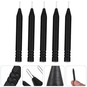 Outanaya 5 in 1 Cleaning Tools Earmold Cleaner Steel Needle Rods Earwax Removal Tool Accessory for Daily Use - product information 4