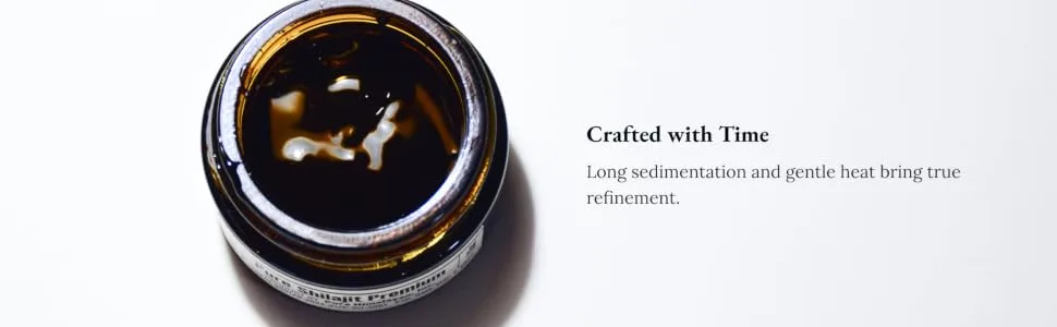 Pure Shilajit Premium(10g / 0.35oz ) Himalayan Shilajit Resin 96.5% Fulvic Acid - Crafted with Time