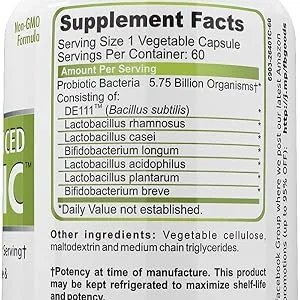 Fast Natural Bloating Relief - Bifidus Best Advanced Probiotic 60 Day + Kombucha Guide - Premium Probiotics for Men and Women - for Intestinal Problems Bloating Diarrhea Gas Bladder UTI - Bifidus supplement facts