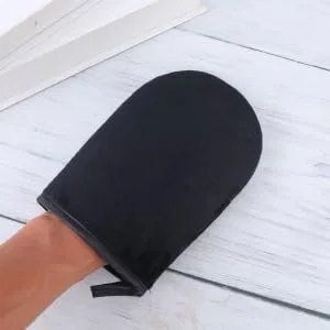 Outanaya 2-piece Self Tanning Applicator Mitts Black Sunless Tanning Gloves for Easy Even Application Lint Comfortable Fit - product information 3