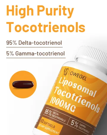 Liposomal Vitamin E Tocotrienols 1000mg - High Potency Tocotrienol Supplements 95% Delta & 5% Gamma Tocotrienols Capsules 60 Count (Pack of 1) - product information 2