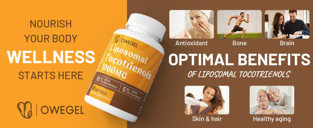 Liposomal Vitamin E Tocotrienols 1000mg - High Potency Tocotrienol Supplements 95% Delta & 5% Gamma Tocotrienols Capsules 60 Count (Pack of 1) - product information 7