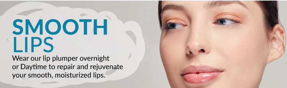 Osmotics Blue Copper 5 Lip Plumper - Natural Lip Enhancer Gloss for Fuller Hydrated Lips | Anti-Aging Lip Care for Smooth Sexy Lips - 0.17oz - Smooth Lips