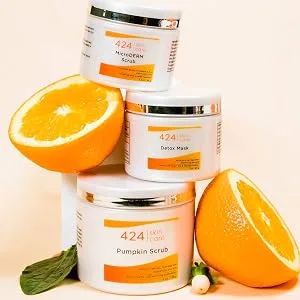 424 Skin Care Pumpkin Scrub - Dermatologist Tested & Recommended - Clinically Proven Formula 6 Fl Oz - Scrubs