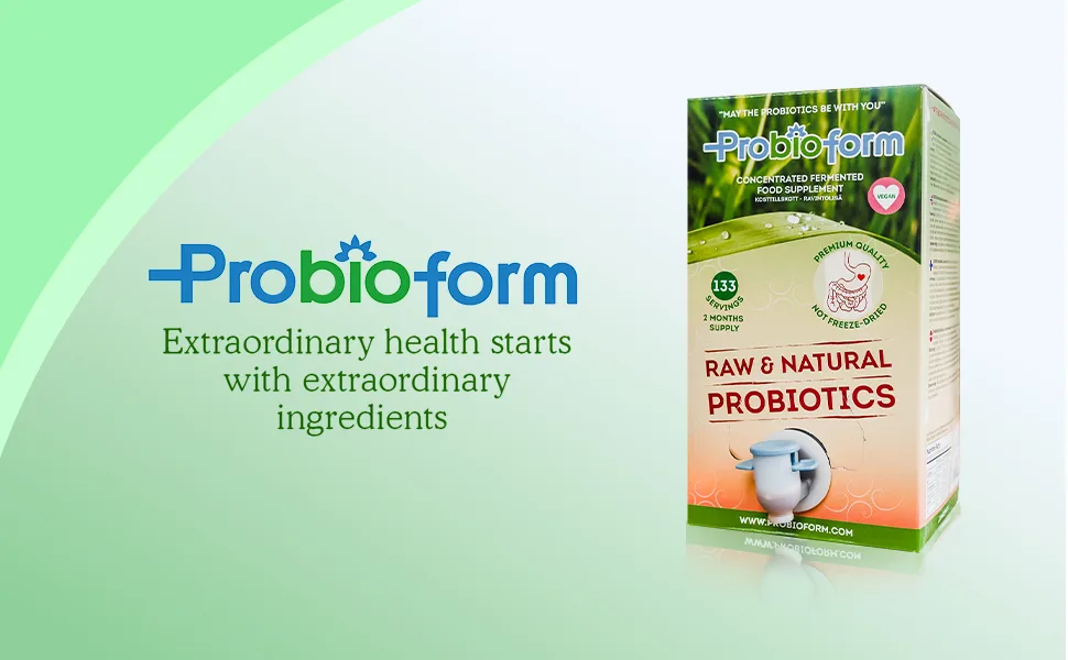 Probioform Probiotics Probio-Cultures Complex Intestinal Cleansing with Healthy Bacterial Strains Intestinal Bacteria & Improve Intestinal Flora Natural enzymes Minerals Vitamin B & Vitamin K - Ingredients