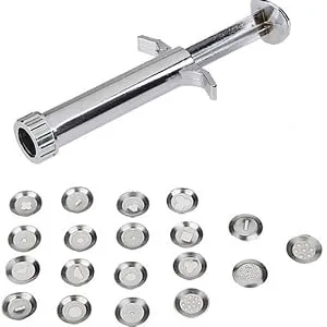 Driak Sugarcraft Polymer Clay Fimo Extruder Craft Gun Fondant Cake Sculpting Tool With 19 Heads - product information 3