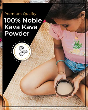 1 Lb Kava Tonga and Strainer Bundle - Noble kava kava powder