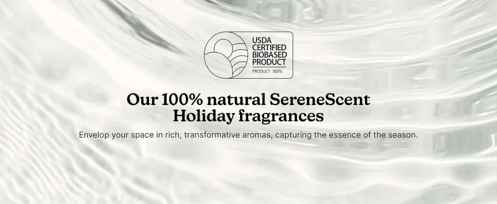 Homedics SereneScent Waterless Diffuser Oil Refill Frosted Cypress (120ml). Invigorating Home Fragrance. Compatible with SereneScent Diffusers. Easy Twist Plug & Play - ARMH-EO120FCP