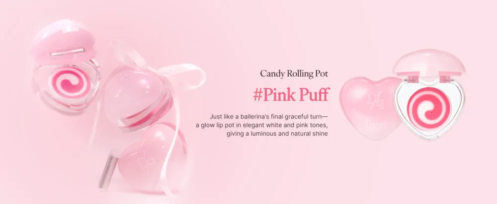 Dasique Candy Rolling Pot #02 Pink Puff - product information 1