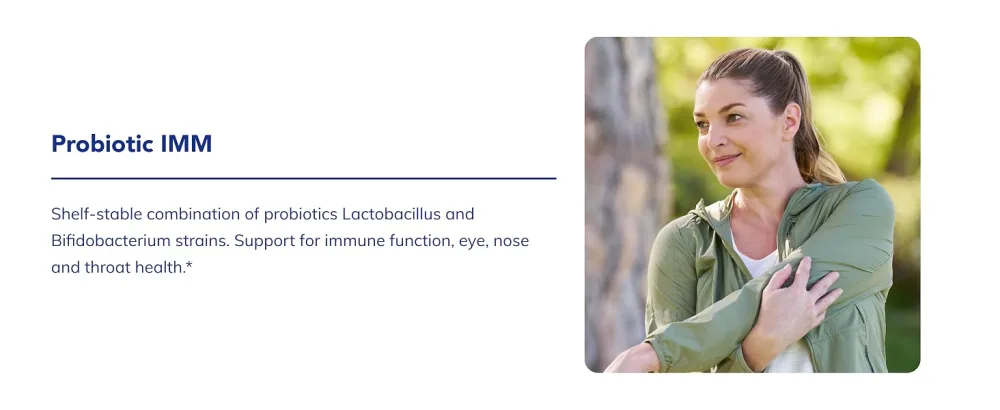 Pure Encapsulations Probiotic IMM | Shelf Stable Probiotic Blend to Support Immune Function and Maintain Eye Nose and Throat Health* | 60 Capsules Standard Packaging - product information 3