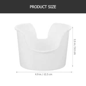 BCOATH Ear Cleaning Basin Ear Wax Removal Wash Basin Safe Comfortable for Home Office Use - product information 1