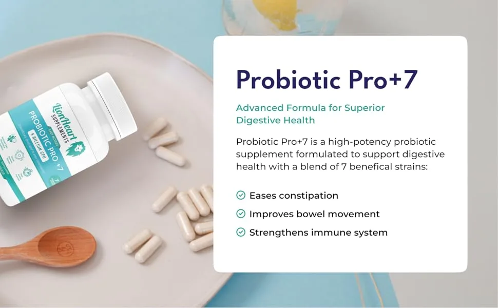 Best Probiotic for Constipation - Regular Bowel Movement Supplements -Bowel Movement Supplements -Probiotics for Ibs and Constipation Relief - Recommended for Women and Men - 60 Caps - ibs constipation relief