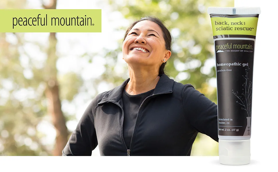 Peaceful Mountain Back Neck and Sciatic Rescue - for back and leg discomfort - 2oz 2 Ounce (Pack of 1) - Peaceful Mountain Back, Neck, and Sciatic Rescue