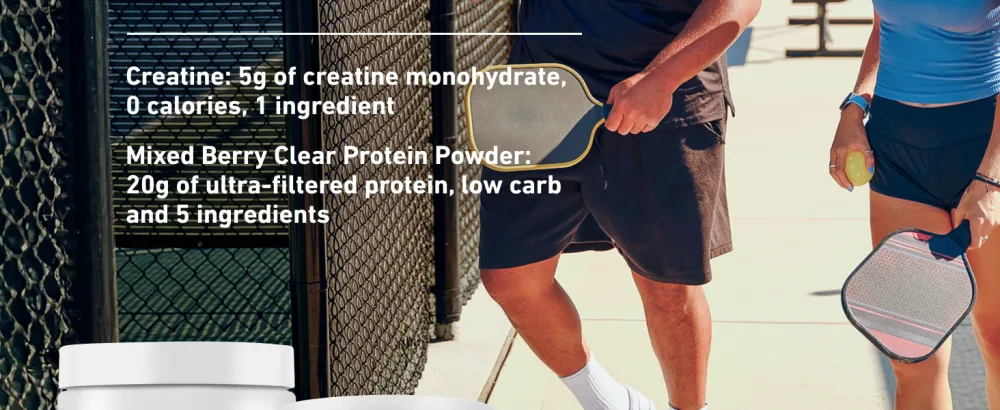 Isopure Bundle of Clear Whey Isolate Protein Powder Mixed Berry 16 Servings + Isopure 100% Pure Creatine Monohydrate Powder Unflavored 100 Servings - product information 2