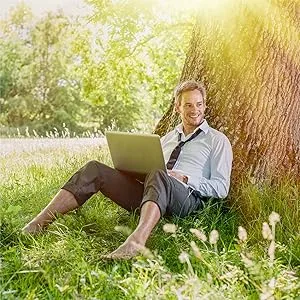 Carlyle EGCG Green Tea Extract | 1200mg | 200 Capsules | Non-GMO and Gluten Free Supplement - Man sitting by tree
