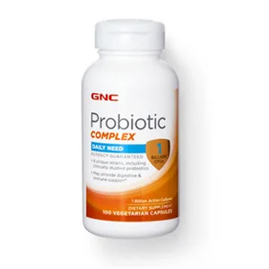 GNC Probiotic Complex Daily Need Supplement Provides Digestive and Immune Support 1 Billion CFUs 100 Vegetarian Capsules 100 Servings 100 Count (Pack of 1) - 3. Details of GNC Probiotic Complex Daily Need - 1 Billion CFUs box