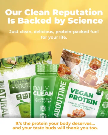 About Time Keto Shake with Bovine Collagen Protein + MCTs from Coconuts - 19g Fat 10g Protein 5g Net Carbs - Vanilla Caramel 1lb - vegan protein