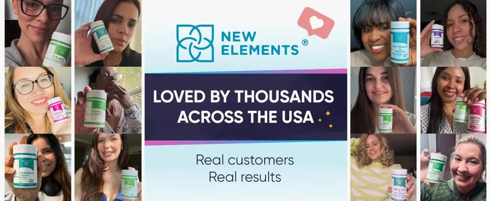 New Elements Melatonin Gummies 10mg with Magnesium Glycinate & Vitamin B6 | Sleep Support Relaxation & Stress Relief | Non-GMO Gluten-Free | Great-Tasting | Natural Grape Flavor - mela6