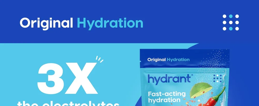 HYDRANT Bulk Electrolyte Drink Mix Fast Acting Hydration with Real Fruit Juice Powder Sweetened with Cane Sugar and No Artificial Sweeteners Bulk Electrolytes (30 Servings Chili Lime) - product information 6