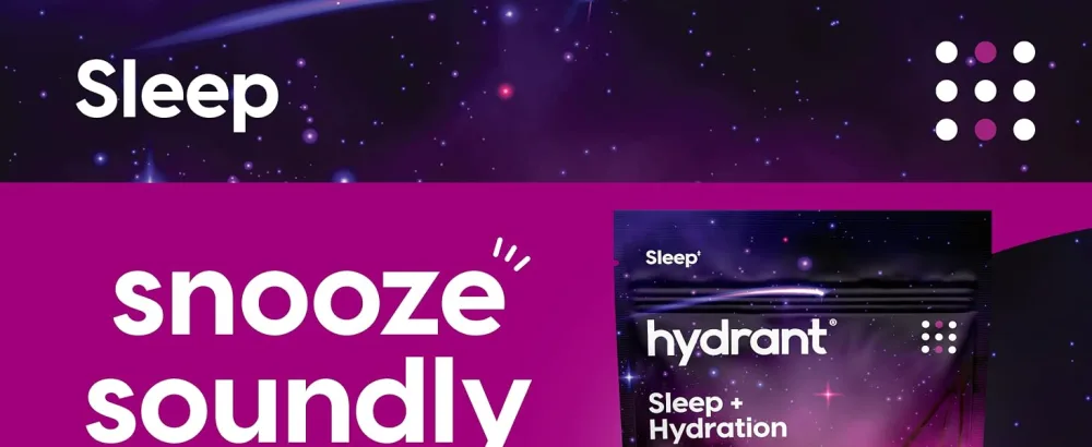 Hydrant Melatonin Free Sleep Aid Powder Tart Cherry Magnesium L-theanine and GABA Hydrate While You Sleep (Cosmic Cherry 30 Pack) - product information 6