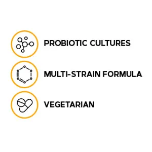 GNC Probiotic Complex Daily Need with 50 Billion CFUs | Clinically Studied Multi-Strain Supports Digestive and Immune Health Vegetarian | 30 Capsules 1 - A multi-strain, vegetarian formula with probiotic cultures