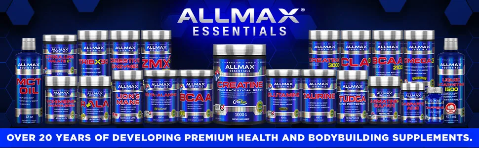 ALLMAX Lion S Mane - 60 Veggie Capsules - Advanced Nootropic - 30 Servings - product information 12
