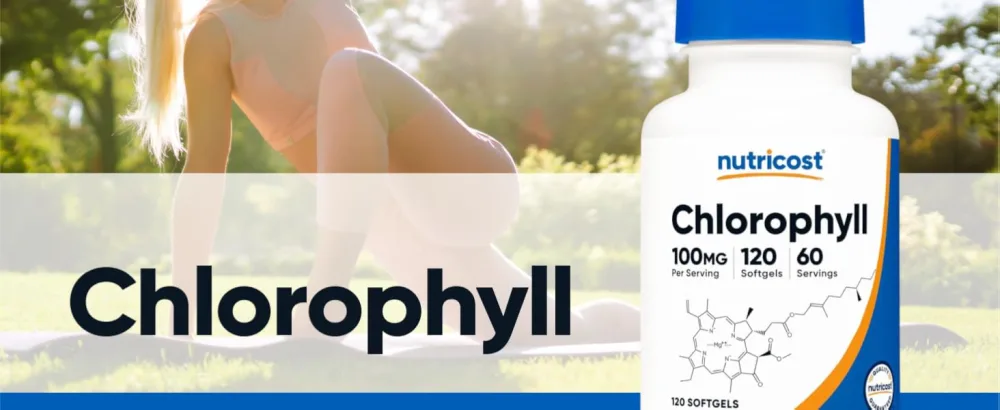 Nutricost Chlorophyll (50mg) 30 Softgels - Gluten-Free 30 Count (Pack of 1) - Chlorophyll
