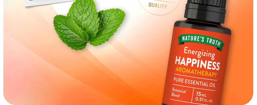 Nature's Truth Happiness Essential Oil | 15 mL | for Diffusers and Aromatherapy | Pure Plant Based Non-GMO & Gluten Free 0.51 Fl Oz (Pack of 1) - product information 10