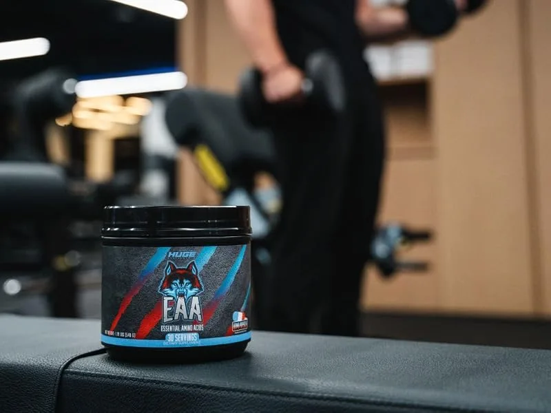 Huge EAA Supplement Highest Dosed Essential Amino Acid Powder 12.8g EAAs & 8g BCAAs Per Serving Muscle Growth Recovery & Performance (Peach Mango) - EAA supplement benefits
