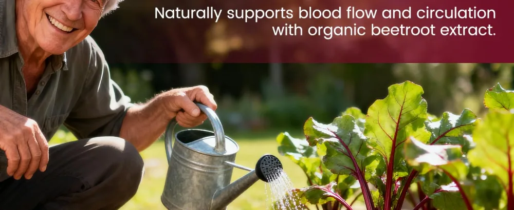 NUISM Beet Root Capsules with Organic Beetroot Extract Beets Supplement to Support Circulation & Blood Flow Nitric Oxide & Heart Health Antioxidant Formula - beet root capsules