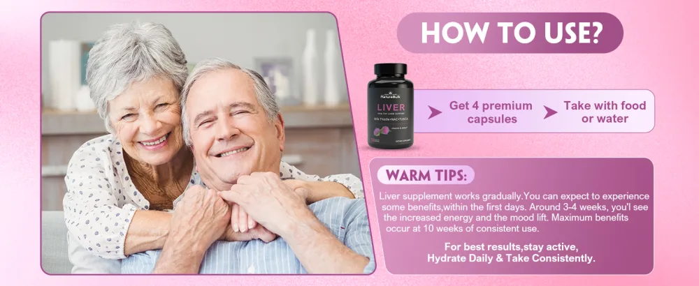 NATUREBULK Premium Liver Support Complex - 120 Capsules with TUDCA NAC Milk Thistle Extract & Astragalus - Advanced Formula with Choline Vitamin E & Zinc - 30 Day Supply - Milk Thistle Extract