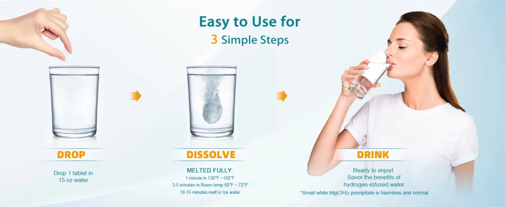 Molecular Hydrogen Tablets with Magnesium 120 Tablets 8 ppm per Tablet Raspberry - hydrogen tablets for drinking water 05