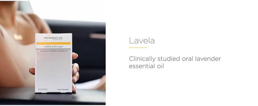 Integrative Therapeutics Lavela WS 1265 - Lavender Essential Oil Supplement for Sleep & Stress Support* - Dairy-Free - 120 Softgels (120 Servings) - product information 11