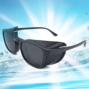cosycare Hydrating Dry Eyes Glasses with Soft Silicone Moisture Chambers and Moisture Circulation Pad for Dry Eyes Symptoms (Charcoal) - protective from strong light