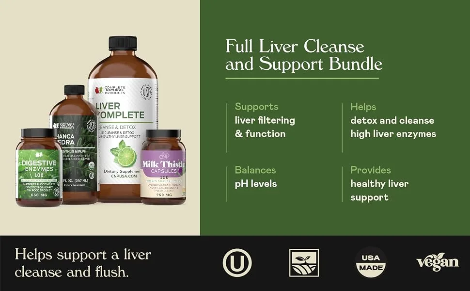 Liver Complete Bundle - Full Liver Cleanse & Detox Support - LIVER SUPPORT