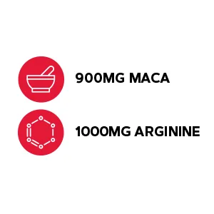 GNC Men's Maca Man 60 Caplets Fuels Nitric Oxide Production for Enhanced Blood Flow - Includes 900mg of maca and 1000mg of arginine