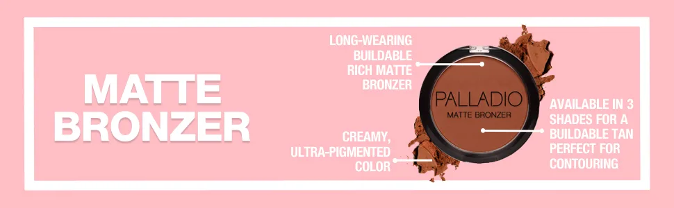 Palladio Matte Bronzer  Nude Beach - palladio matte bronzer gluten paraben cruelty free nyx loreal maybelline milani haus best