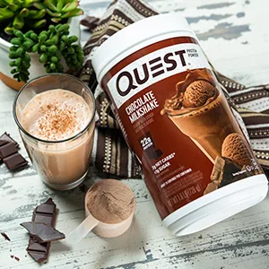 Quest Vanilla Milkshake Protein Powder Bundle 24g Protein 1g Sugar 3 & 1.6 Pound Low Carb Gluten Free 43 & 23 Servings - product information 9