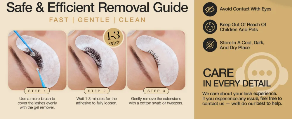 LASHVIEW Sensitive Lash Remover for Lash Extensions - Clear Eyelash Extension Remover Gel 15ml lash remover gel 15ml - Lashview Gel Remover