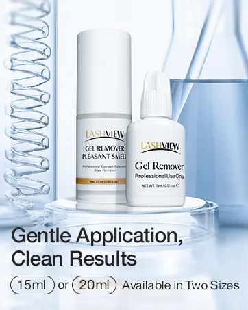 LASHVIEW Sensitive Lash Remover for Lash Extensions - Clear Eyelash Extension Remover Gel 15ml lash remover gel 15ml - Lashview Gel Remover