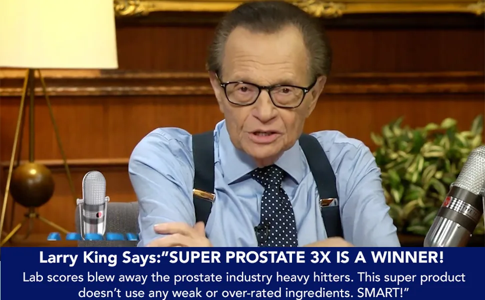teraherbs Super Prostate 3X - Bladder Control & Support for Enlarged Prostate & Frequent Urination - Prostate Supplements for Men - 90 Capsules 1 - Larry King Says: "Super Prostate 3X is a winner!"
