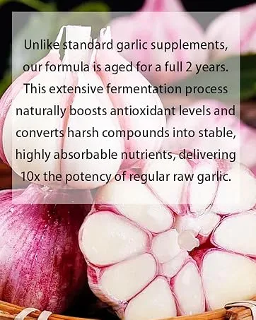 Aged Garlic Extract 300 Softgels 7500mg Odorless | Heart & Immune Antioxidant Supplements Vegetarian All-Natural Non-GMO (1) - product information 7