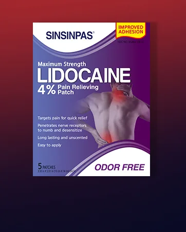 SINSINPAS Arex Flex Pain Relieving Patch 1 Pack (6 Patches) Strong Adhesion Powerful Cool & Hot Dual Effect - product information 4