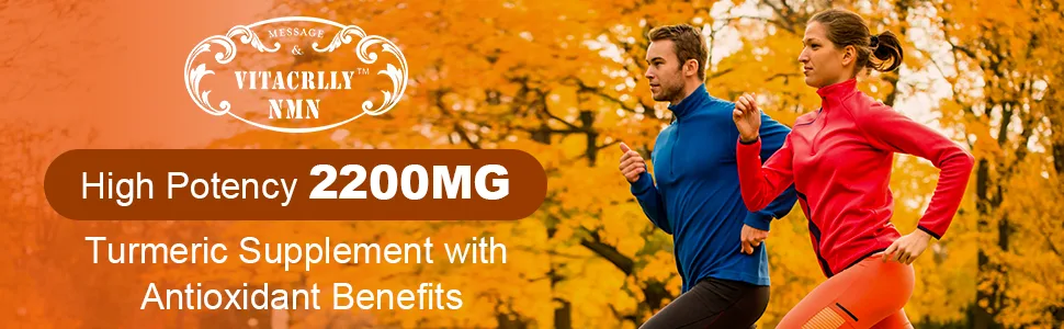2200mg Liposomal Turmeric Curcumin Supplement with Black Pepper & Ginger Enhanced Absorption - 95% Curcumin Extract for Joint Support 60 Capsules - turmeric supplement
