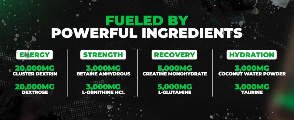 Formula XII Intra Workout Carbs & Post Workout Recovery Powder, Rapidly Absorbed, Boost Exercise Performance, Strength, Endurance & Hydration, 12 Science-Backed Ingredients (Strawberry Watermelon) - intra carbs