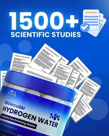 PHM Hydrogen Water Tablets for Drinking Water - H2 Molecular Tabs | Magnesium Pills Electrolytes Hydration Supplement to Support Healthy Aging & Energy Boost | 90 Tablets 3 Months Supply - Hydrogen Water Tablets