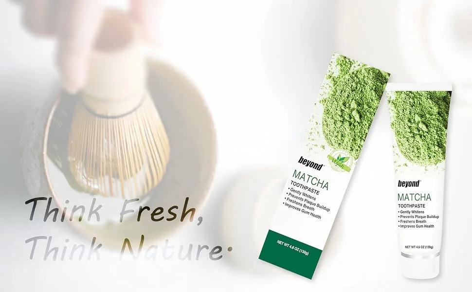 BEYOND Matcha Toothpaste (1 pc) 4.6 Ounce (Pack of 1) - BEYOND Matcha Toothpaste