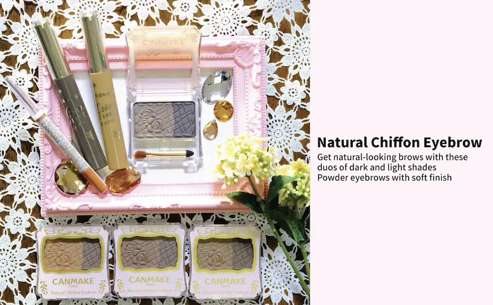 CANMAKE Natural Chiffon Eyebrow 03 Cinnamon cookie - Natural Chiffon Eyebrow