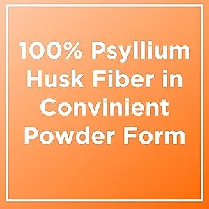 Quality Choice Psyllium Fiber Powder, Original Formula, 72 Doses for Daily Digestive System Support. Promotes Regularity with Gentle Soluble Fiber in Convenient Powder Formula - Powder Form